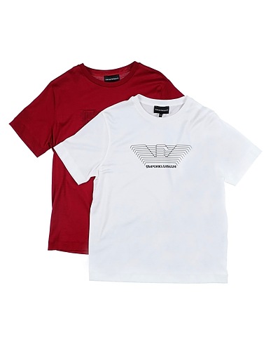 EMPORIO ARMANI T-shirt White 70% Lyocell, 30% Cotton