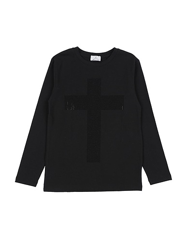 BERNA T-shirt Black 95% Cotton, 5% Elastane