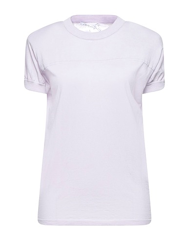 AGNONA Basic T-shirt Lilac 96% Cotton, 3% Polyamide, 1% Elastane