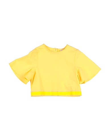 ELISABETTA FRANCHI Top Giallo 97% Cotone, 3% Elastan