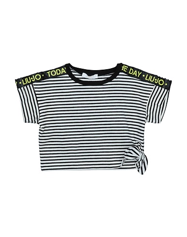 LIU •JO T-Shirt Schwarz 91% Viskose, 5% Elastan, 2% Polyamid, 2% Polyester