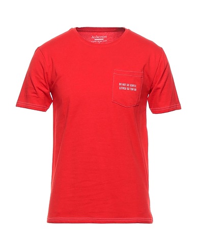JECKERSON T-shirt Red 95% Cotton, 5% Elastane