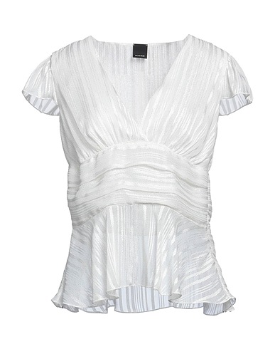 PINKO Top Ivory 98% Polyester, 2% Metallic fiber