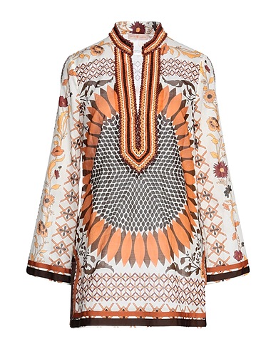 TORY BURCH Top Beige 100% Cotton, Polyester