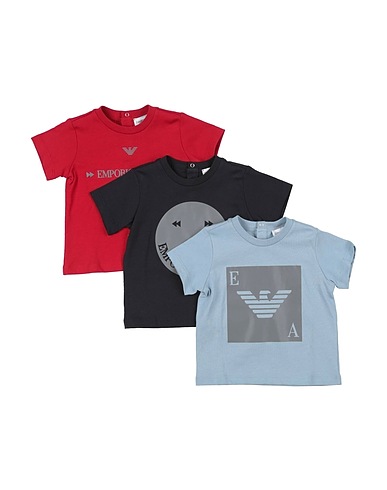 EMPORIO ARMANI T-shirt Sky blue 100% Cotton