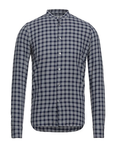 MASTRICAMICIAI Camicia a quadri Grigio 100% Cotone