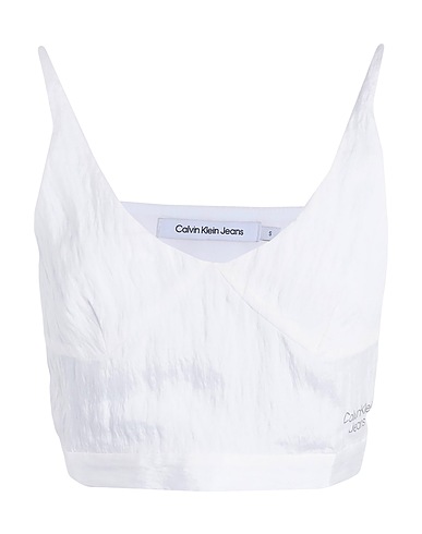 CALVIN KLEIN JEANS Top White 86% Lyocell, 14% Polyamide