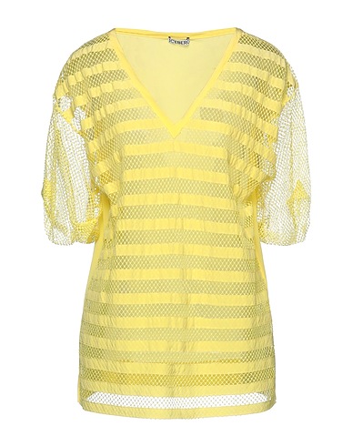 ICEBERG Top Yellow 50% Cotton, 40% Silk, 10% Polyamide