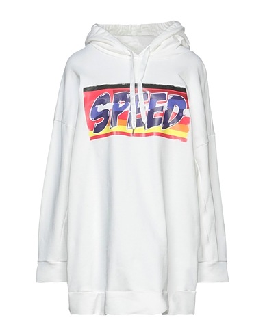 DIXIE Hooded track jacket  White 100% Cotton