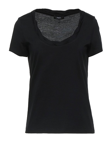 THEORY Basic T-Shirt Black 100% Pima Cotton
