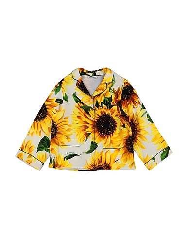 DOLCE&GABBANA Patterned shirts & blouses Ivory 100% Silk