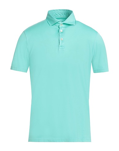 FEDELI Poloshirt Säuregrün 100% Baumwolle