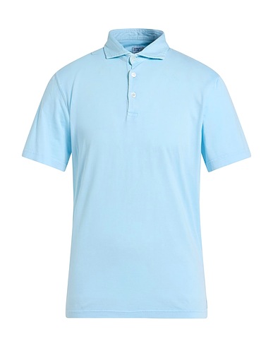 FEDELI Polo Azul celeste 100% Algodón