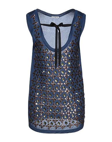 ICEBERG Top Blue 100% Viscose