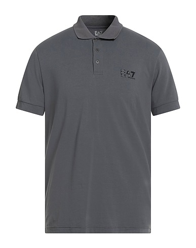 EA7 Poloshirt Grau 95% Baumwolle, 5% Elastan