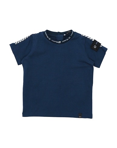 DANIELE ALESSANDRINI T-shirt Midnight blue 95% Cotton, 5% Elastane