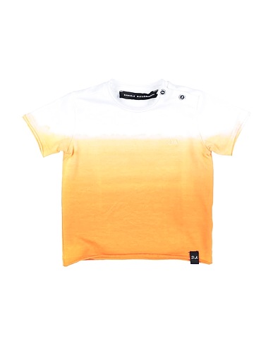 DANIELE ALESSANDRINI T-shirt Orange 95% Cotton, 5% Elastane