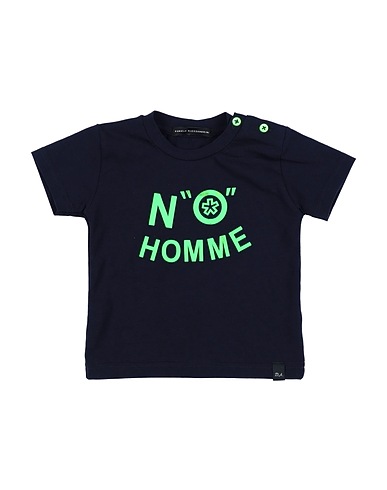 DANIELE ALESSANDRINI T-shirt Midnight blue 90% Cotton, 10% Elastane