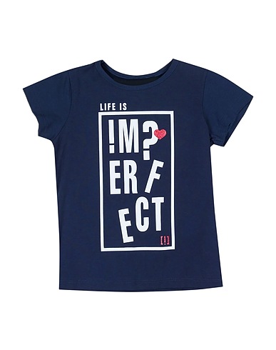 !M?ERFECT T-shirt Blu navy 100% Cotone
