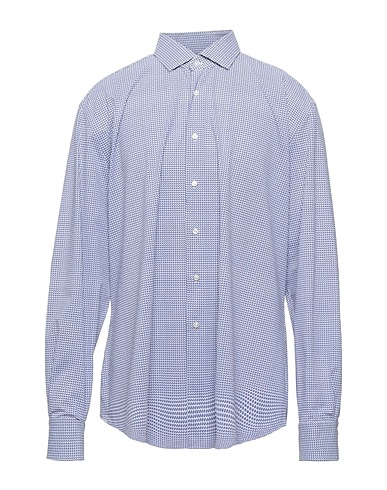 XACUS Patterned shirt Midnight blue 84% Polyamide, 16% Elastane