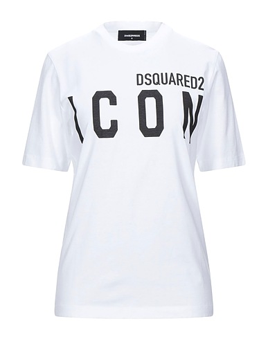 DSQUARED2 T-shirt Bianco 100% Cotone