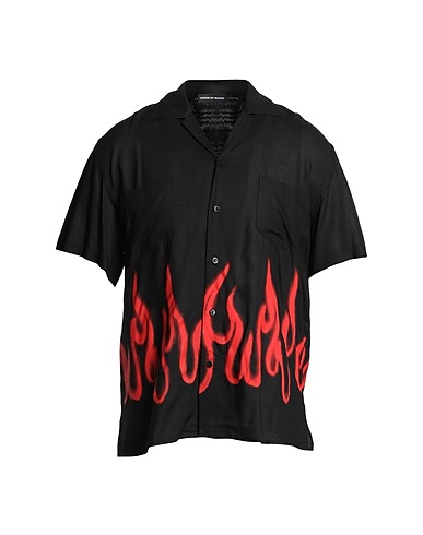 VISION OF SUPER Shirts Black 100% Viscose