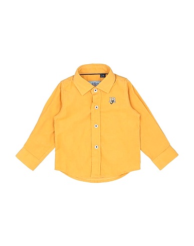 HARMONT & BLAINE Solid colour shirt Yellow 100% Cotton