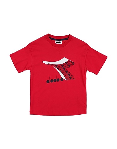 DIADORA T-shirt Rosso 100% Cotone organico