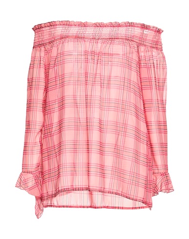 REBEL QUEEN by LIU •JO Off-the-shoulder top Pink 100% Polyester