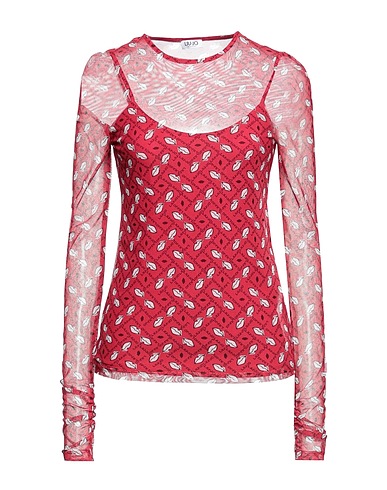 LIU •JO Ｔシャツ レッド ポリエステル 92% / ポリウレタン 8%