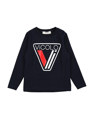 VICOLO T-shirt Midnight blue 90% Cotton, 10% Elastane