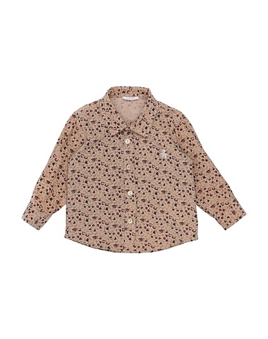 LE BEBÉ Patterned shirt Camel 100% Cotton
