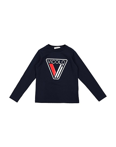 VICOLO T-shirt Midnight blue 90% Cotton, 10% Elastane