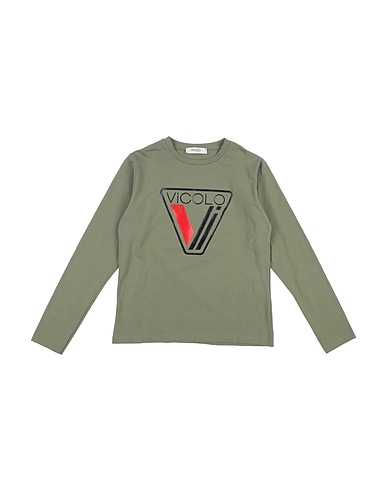 VICOLO T-Shirt Militärgrün 90% Baumwolle, 10% Elastan