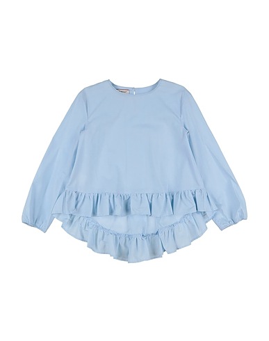 PINKO UP Top Sky blue 97% Cotton, 3% Elastane