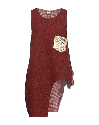 EBARRITO Top Mattone 39% Acrilico, 28% Poliestere, 27% Lana, 5% Seta, 1% Elastan