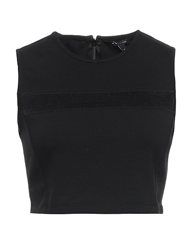 ARMANI EXCHANGE Top Black 80% Cotton, 15% Polyamide, 5% Elastane