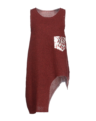 EBARRITO Top Mattone 39% Acrilico, 28% Poliestere, 27% Lana, 5% Seta, 1% Elastan
