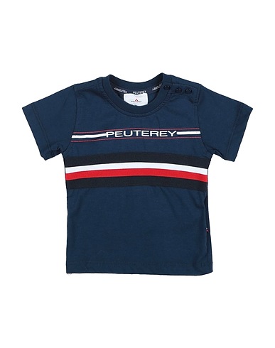 PEUTEREY T-shirt Blu notte 100% Cotone