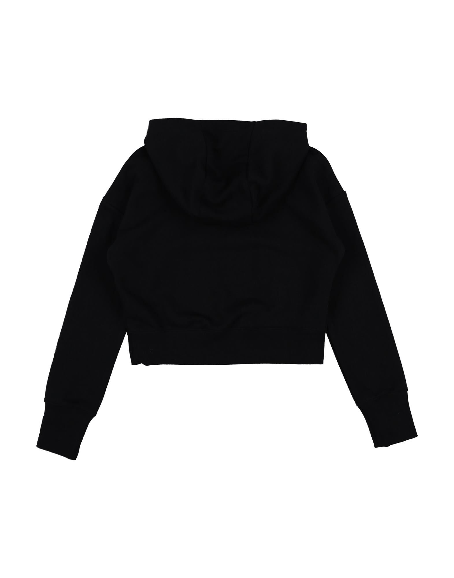 nike cropped black hoodie