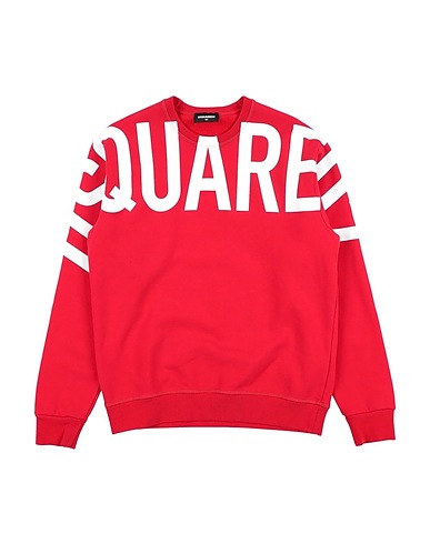 DSQUARED2 Sweatshirt Red 100% Cotton, Elastane