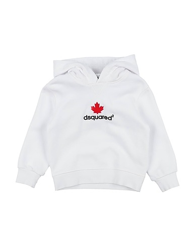 DSQUARED2 Felpa Bianco 100% Cotone