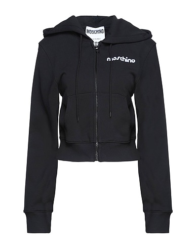MOSCHINO Felpa Nero 100% Cotone