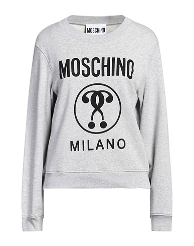 MOSCHINO Sweatshirt Light grey 100% Cotton