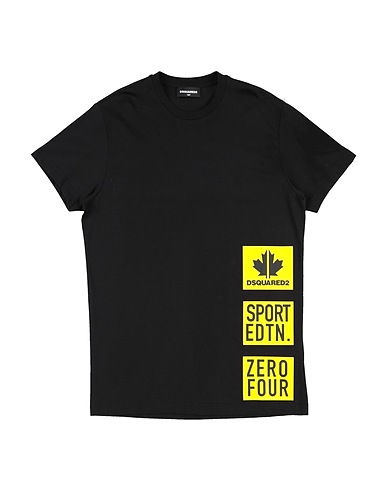 DSQUARED2 티셔츠 블랙 100% 코튼