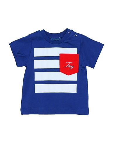 FAY T-Shirt Blau 100% Baumwolle
