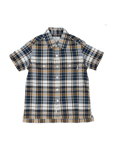 WOOLRICH Patterned shirt Marigold 100% Cotton