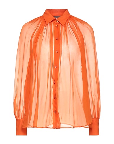 ALBERTA FERRETTI Silk shirts & blouses Orange 100% Silk