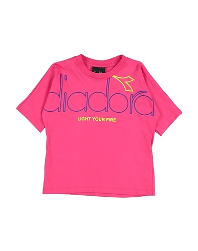 DIADORA T-shirt Fuchsia 100% Cotton