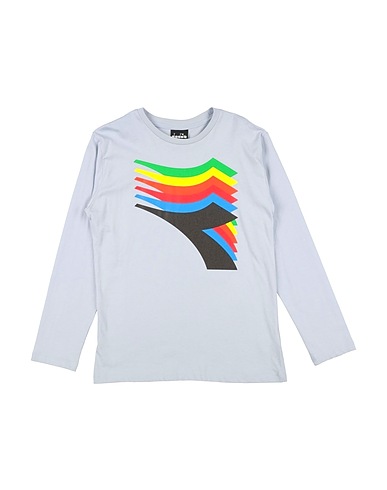 DIADORA T-shirt Bleu ciel 100% Coton
